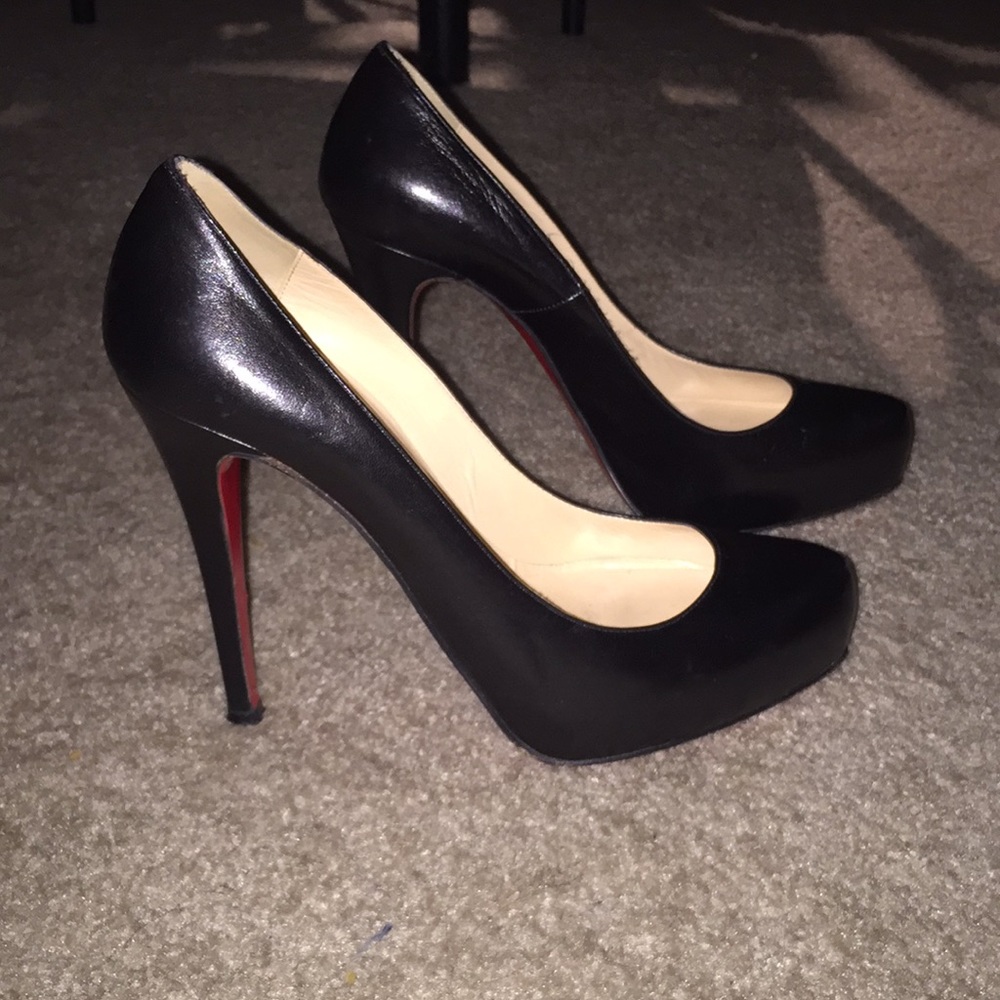 Christian Louboutins with hidden platform fits 7.5